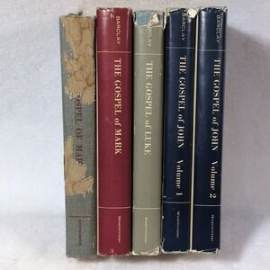 Westminster Press Daily Study Bible Series William Barclay 5 Books Gospel Set